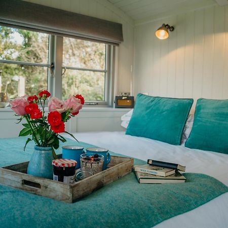 Blatchford Briar - Award Winning Private Shephards Huts With Their Own Secluded Hot Tubs Milton Abbot Bagian luar foto