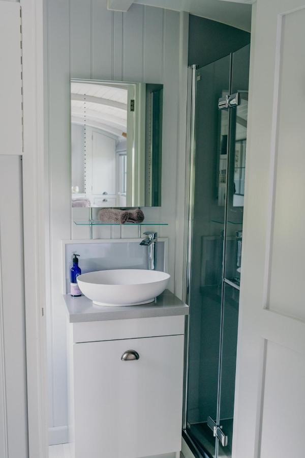 Blatchford Briar - Award Winning Private Shephards Huts With Their Own Secluded Hot Tubs Milton Abbot Bagian luar foto